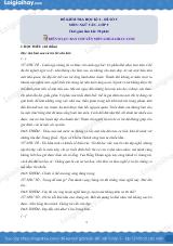 Đề thi học kì 2 Văn 9 - Đề số 5
